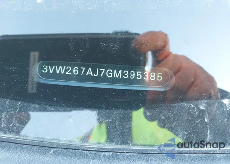 2016 Volkswagen Jetta 1.4T S from USA, damaged, VIN 3VW267AJ7GM395385